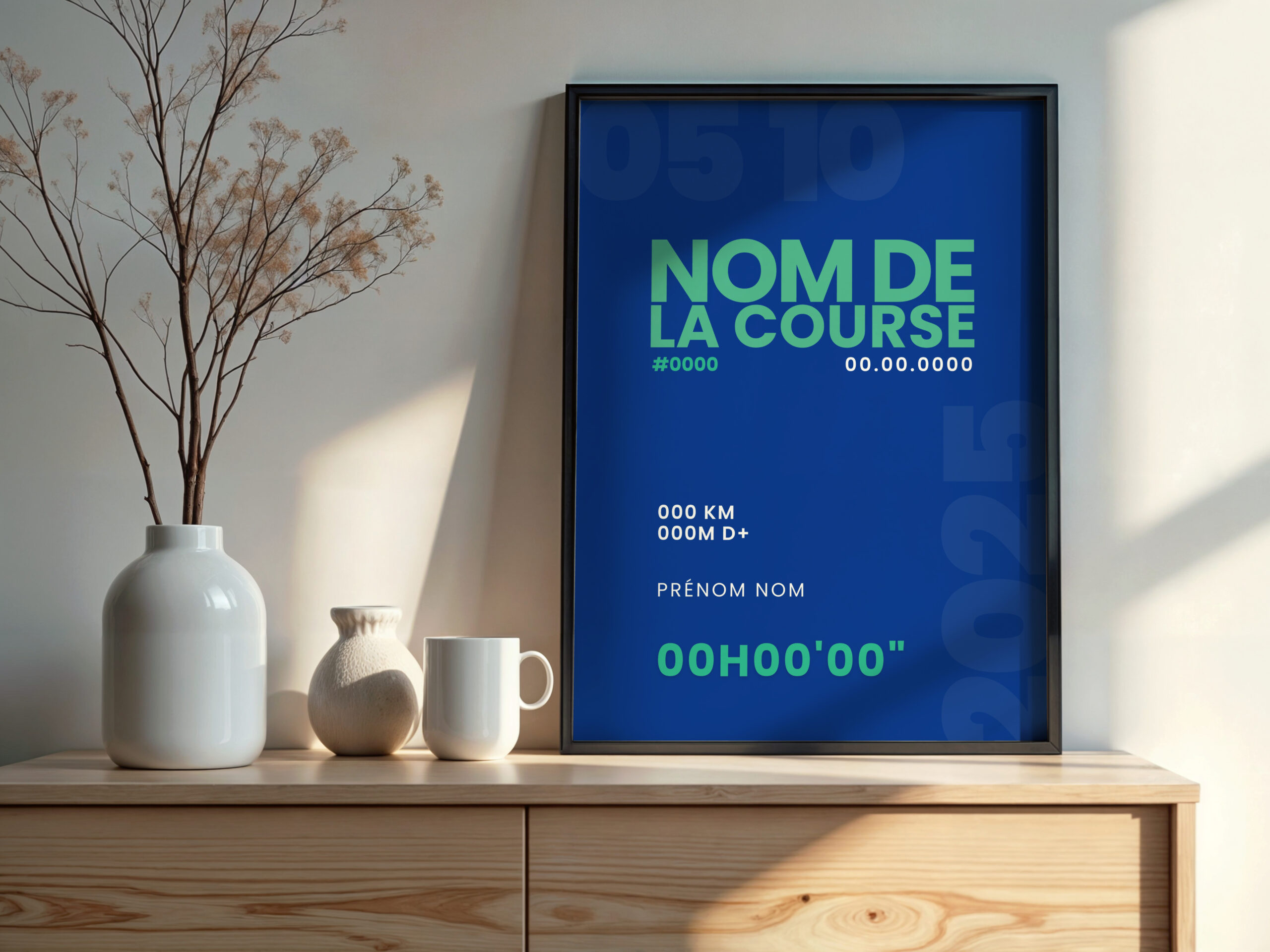 Affiche personnalisée sport finisher