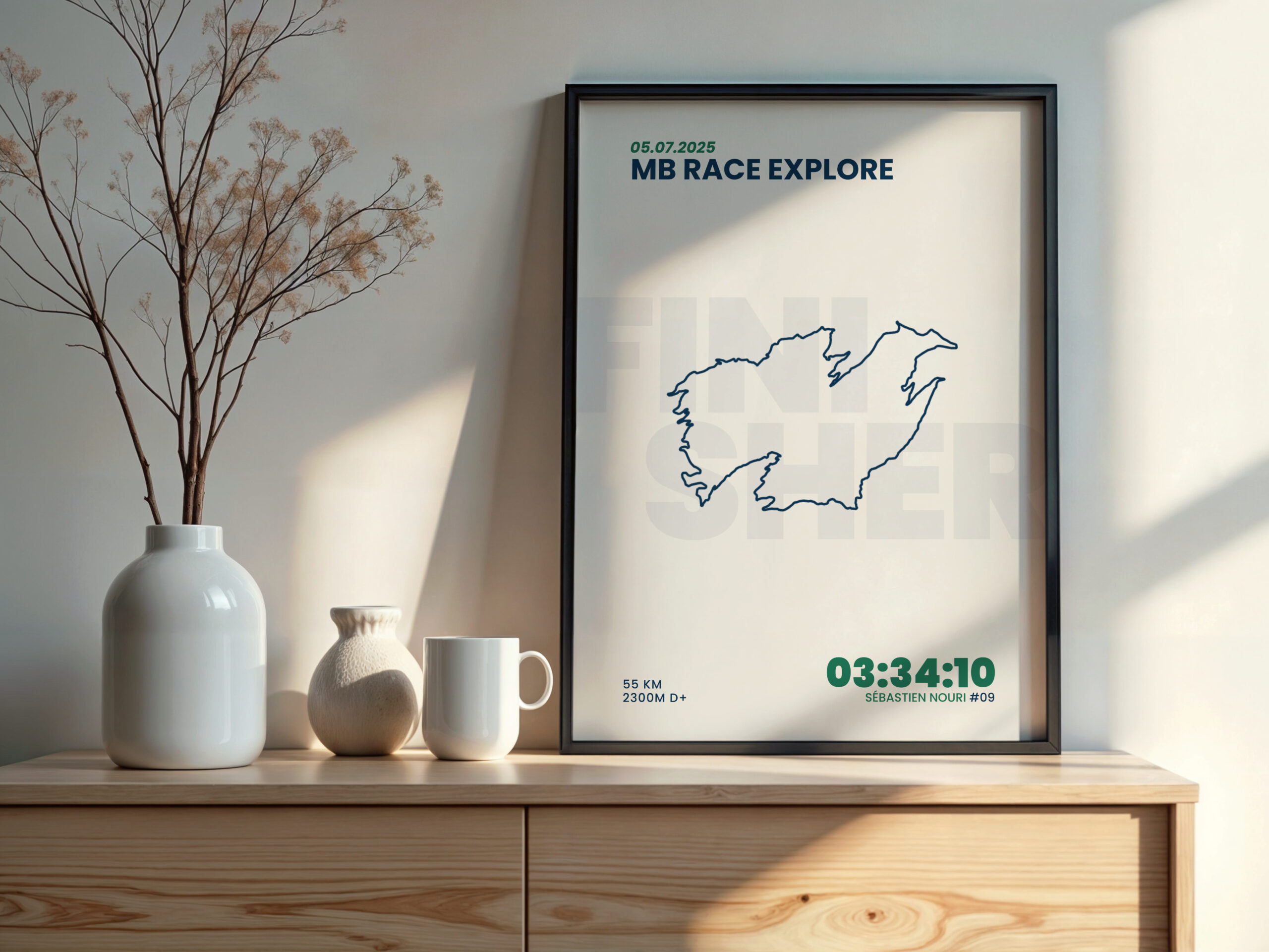 Affiche sport personnalisée Atelier du Finisher