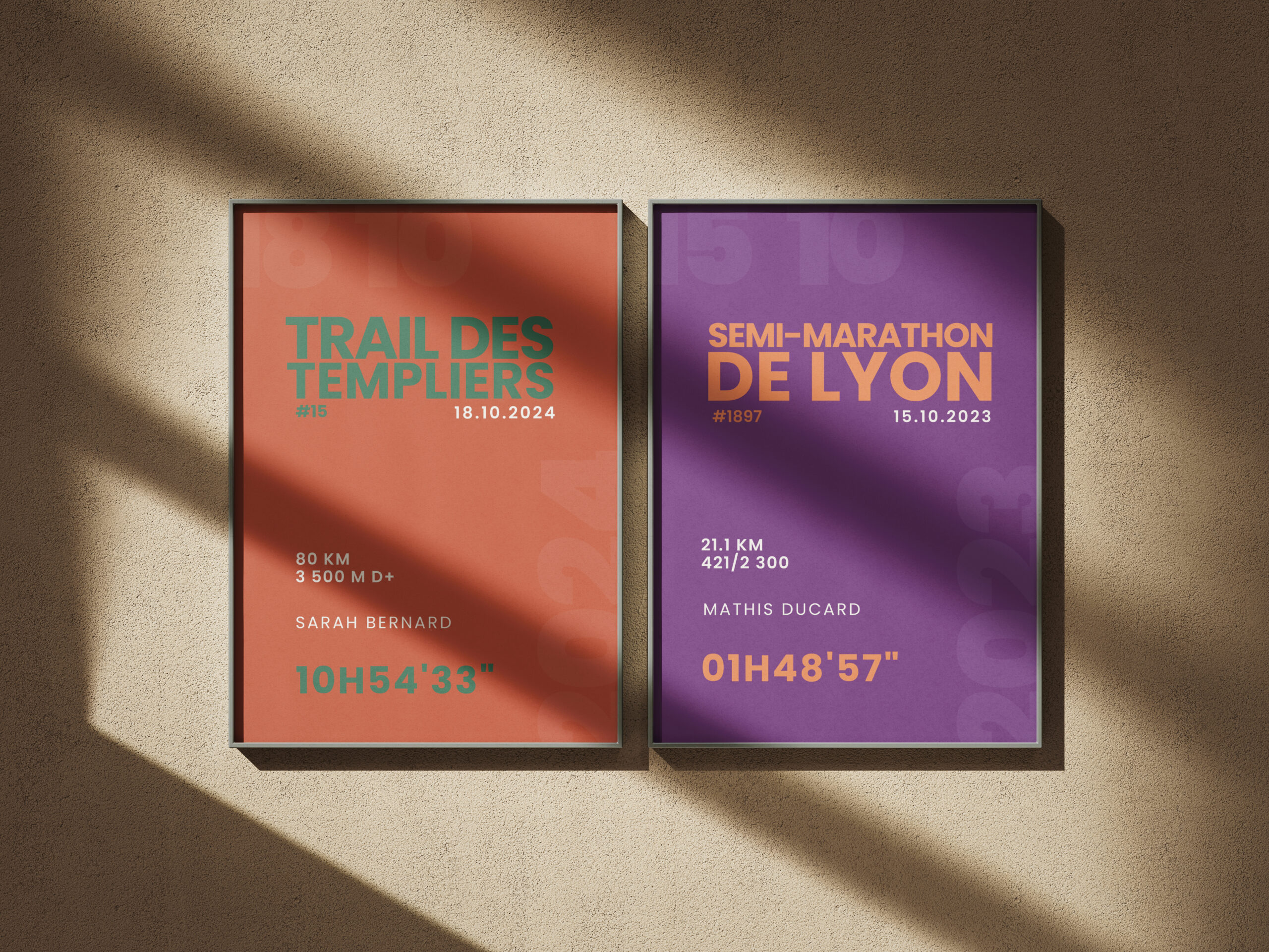 Cadre personnalisé sport décoration