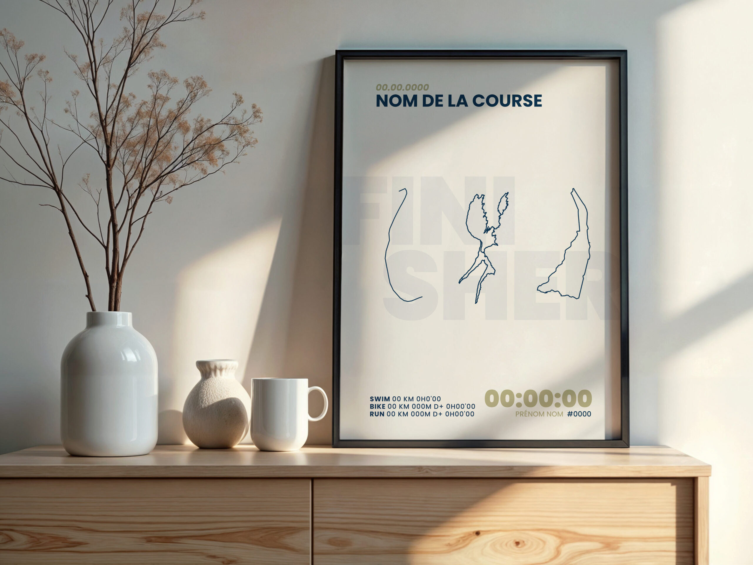 Affiche sport personnalisée Atelier du Finisher